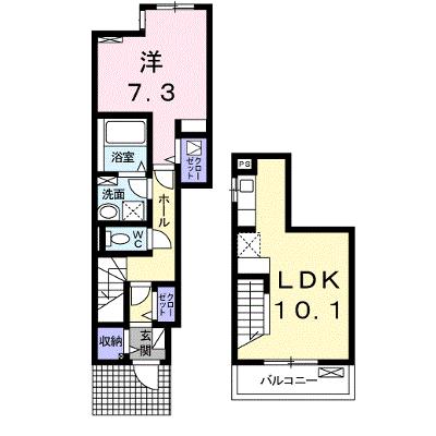 ヴィラ　プリムローズ 101【管理NO：1-022212301-01010】 ★家具家電は申し込み後に搬入します 2026年08月中旬入居可能の外観画像