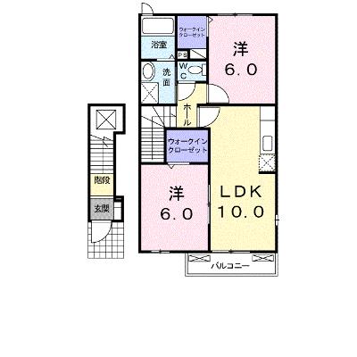 リヴィエールⅤＢ 202【管理NO：1-015503902-02020】 ★家具家電は申し込み後に搬入します 2026年09月中旬入居可能の外観画像