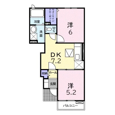 リヴィエールⅤＢ 102【管理NO：1-015503902-01020】 ★家具家電は申し込み後に搬入します 2026年09月中旬入居可能の外観画像