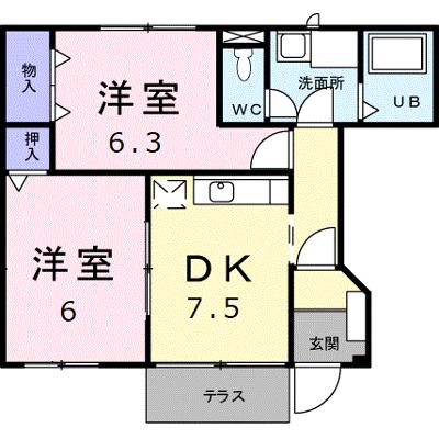 プレリュード 103【管理NO：1-009546001-01030】 ★家具家電は申し込み後に搬入します 2026年08月中旬入居可能の外観画像