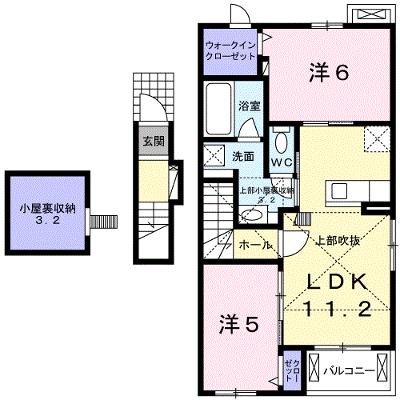 カームリーⅧ 201【管理NO：1-022267902-02010】 ★家具家電は申し込み後に搬入します 2026年08月中旬入居可能の外観画像