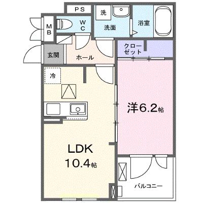 マグノーリエ 104【管理NO：1-027794901-01040】 ★家具家電は申し込み後に搬入します 2026年08月中旬入居可能の外観画像