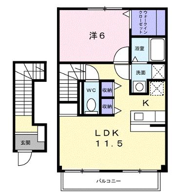 セカンドコート 203【管理NO：1-012184401-02030】 ★家具家電は申し込み後に搬入します 2026年09月中旬入居可能の外観画像