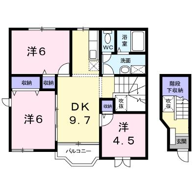 シャン・ド・フルールⅢ 201【管理NO：1-011820901-02010】 ★家具家電は申し込み後に搬入します★ ★2026年09月上旬入居可能★の外観画像