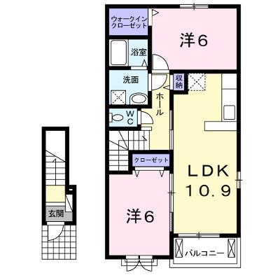 グランパール富里七栄　Ⅲ 204【管理NO：1-022284903-02040】 ★家具家電は申し込み後に搬入します 2026年08月上旬入居可能の外観画像