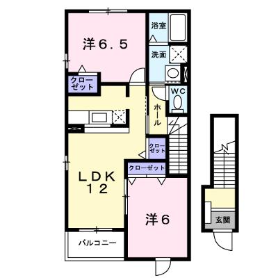 ウィステリア 201【管理NO：1-013784401-02010】 ★家具家電は申し込み後に搬入します 2026年07月中旬入居可能の外観画像
