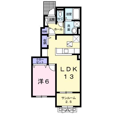 プリムローズＢ 102【管理NO：1-019526202-01020】 2026年08月上旬入居可能の外観画像
