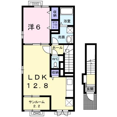 コッティあざみ 201【管理NO：1-023249001-02010】 ★家具家電は申し込み後に搬入します 2026年07月下旬入居可能の外観画像