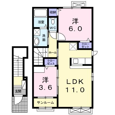 ハーモニティヴィラ　Ｂ 202【管理NO：1-017965202-02020】 2026年08月下旬入居可能の外観画像