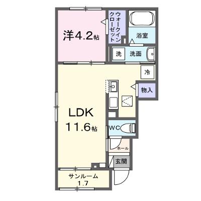 シャルマン　シャトー・ｉ 101【管理NO：1-027971901-01010】 ★家具家電は申し込み後に搬入します★ ★2026年11月中旬入居可能★の外観画像