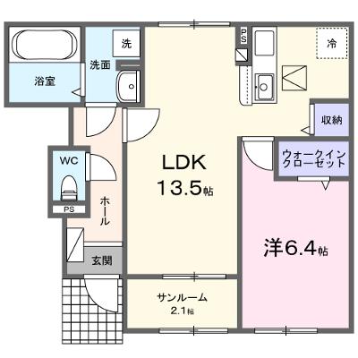 グレイスＤ 102【管理NO：1-027558501-01020】 ★家具家電は申し込み後に搬入します★の外観画像