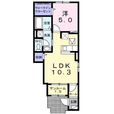 ルミエール　Ｃ 105【管理NO：1-025207101-01050】 ★家具家電は申し込み後に搬入します★の外観画像