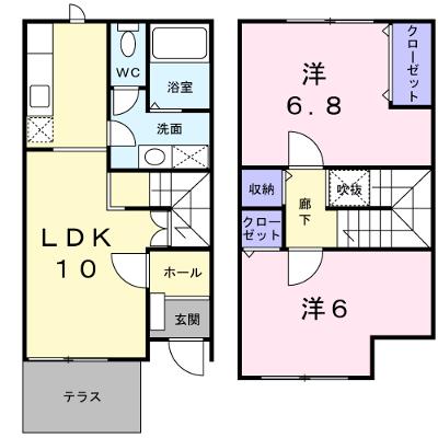 はなみずき 102【管理NO：1-011111301-01020】 ★家具家電は申し込み後に搬入します★ ★2026年08月中旬入居可能★の外観画像