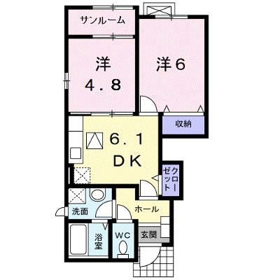 ジュール　フェリエ 103【管理NO：1-017690601-01030】 ★家具家電は申し込み後に搬入します 2026年08月上旬入居可能の外観画像