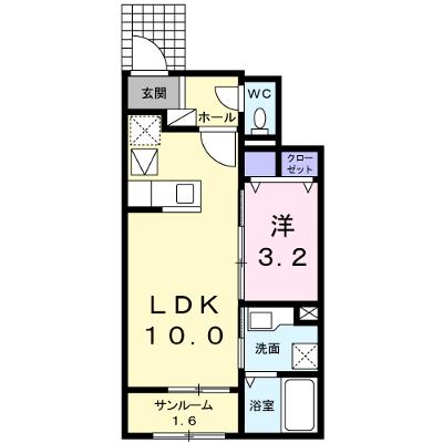 メゾンドフルール・Ⅱ 102【管理NO：1-022383102-01020】 2026年06月下旬入居可能の外観画像