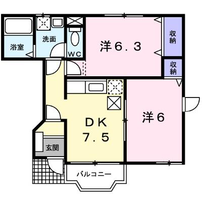 アメニティ－ガ－デンＡ 103【管理NO：1-011021401-01030】 2026年07月下旬入居可能の外観画像