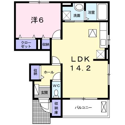 エレガンス髙美Ｂ 101【管理NO：1-020827202-01010】 ★家具家電は申し込み後に搬入します 2026年09月中旬入居可能の外観画像