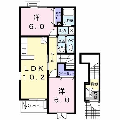 メゾンルミエール 201【管理NO：1-013111101-02010】 ★家具家電は申し込み後に搬入します 2026年08月上旬入居可能の外観画像