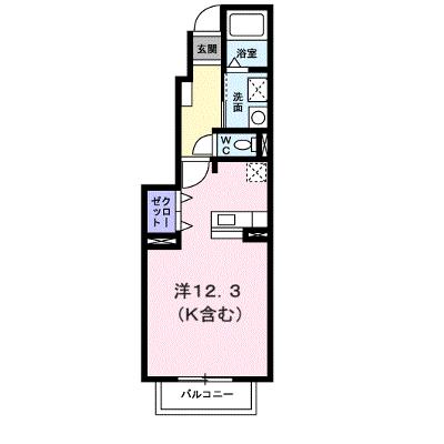 マガジーノ・クラⅡ 102【管理NO：1-011975001-01020】 ★家具家電は申し込み後に搬入します 2026年08月上旬入居可能の外観画像