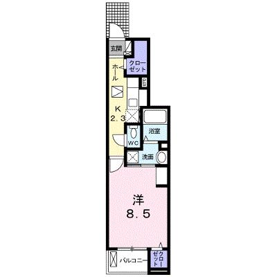 ル・ドルチェⅢ 103【管理NO：1-021881901-01030】 ★家具家電は申し込み後に搬入します★ ★2026年08月上旬入居可能★の外観画像