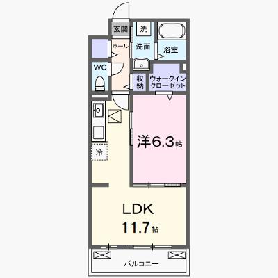 ボナミ　Ａ 103【管理NO：1-026002701-01030】 ★家具家電は申し込み後に搬入します★の外観画像