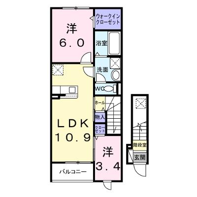 オハナハウス 202【管理NO：1-028635801-02020】 ★家具家電は申し込み後に搬入します 2026年10月上旬入居可能の外観画像