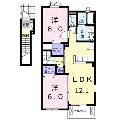 Ｆｒｉｓｃｈ　Ｈｅｉｍ　Ａ 201【管理NO：1-019134601-02010】 ★家具家電は申し込み後に搬入します 2026年08月下旬入居可能の外観画像