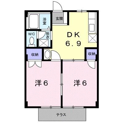ハイツパークサイド 201【管理NO：1-004950201-02010】 ★家具家電は申し込み後に搬入します 2026年07月下旬入居可能の外観画像