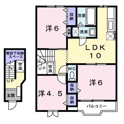 キアーロディルーナ 203【管理NO：1-011838101-02030】 2026年07月中旬入居可能の外観画像