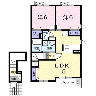 ヴィラルミエ－ル 205【管理NO：1-015719501-02040】 ★家具家電は申し込み後に搬入します 2026年08月中旬入居可能の外観画像