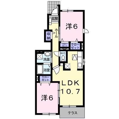 ガーデン　ハウス　緑丘Ｃ 101【管理NO：1-015100503-01010】 ★家具家電は申し込み後に搬入します 2026年08月中旬入居可能の外観画像