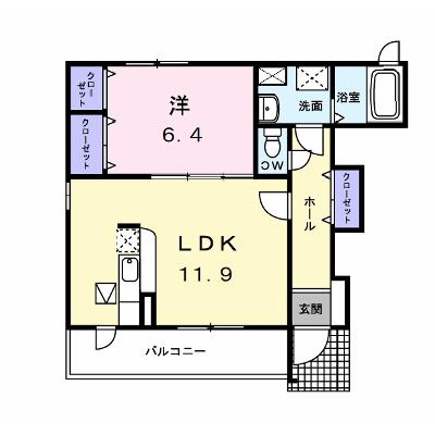 グラース渡 101【管理NO：1-017016201-01010】 ★家具家電は申し込み後に搬入します 2026年09月上旬入居可能の外観画像