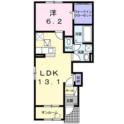 アリビオ　Ⅱ 101【管理NO：1-026444502-01010】 ★家具家電は申し込み後に搬入します★ ★2026年08月中旬入居可能★の外観画像