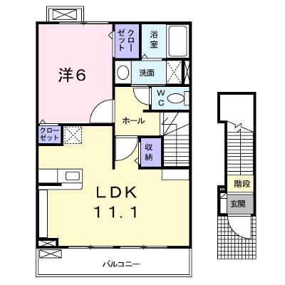 クリア　ストリーム 201【管理NO：1-015553601-02010】 ★家具家電は申し込み後に搬入します 2026年08月中旬入居可能の外観画像
