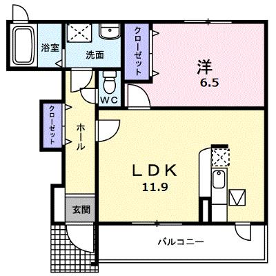 メゾン　グラース 102【管理NO：1-017677801-01020】 ★家具家電は申し込み後に搬入します★の外観画像