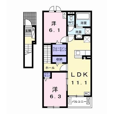 グロリアス丸野 202【管理NO：1-027329601-02020】 ★家具家電は申し込み後に搬入します 2026年08月下旬入居可能の外観画像
