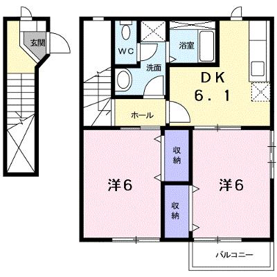 エクセレントハイツＣ 201【管理NO：1-007920203-02010】 ★家具家電は申し込み後に搬入します 2026年08月上旬入居可能の外観画像