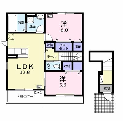 ソレイユＢ（ｓｏｌｅｉｌ） 201【管理NO：1-025047902-02010】 ★家具家電は申し込み後に搬入します 2026年09月上旬入居可能の外観画像