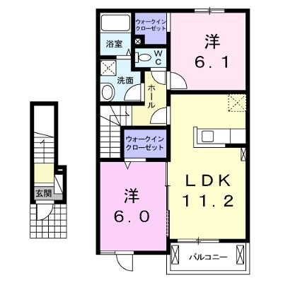 ウエストリバー 202【管理NO：1-018546201-02020】 ★家具家電は申し込み後に搬入します 2026年08月中旬入居可能の外観画像