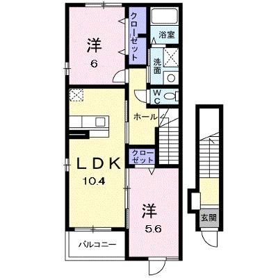 ｎｏｖａ（ノーヴァ） 201【管理NO：1-014239501-02010】 ★家具家電は申し込み後に搬入します★の外観画像