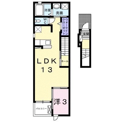 パラッツォ　ヴィヴィ 203【管理NO：1-025665601-02030】 ★家具家電は申し込み後に搬入します 2026年08月上旬入居可能の外観画像