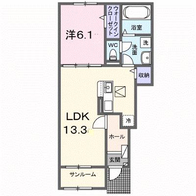 ヒカルサ伊勢小俣Ⅱ 102【管理NO：1-027730602-01020】 2026年07月中旬入居可能の外観画像