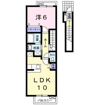 ペール・リアンＢ棟 202【管理NO：1-014041502-02020】 ★家具家電は申し込み後に搬入します★の外観画像