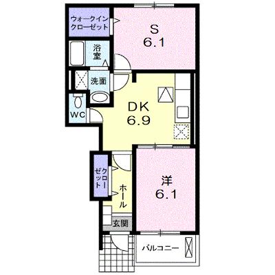 グリシーヌ　アビテ 104【管理NO：1-015530801-01040】 ★家具家電は申し込み後に搬入します 2026年08月中旬入居可能の外観画像