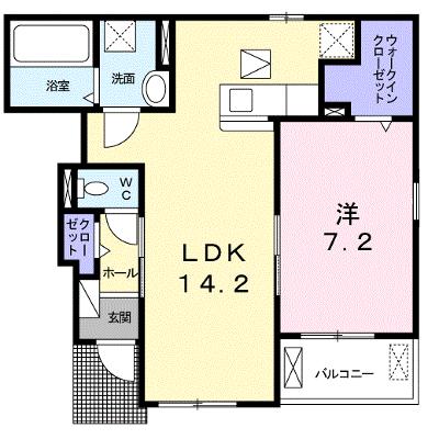 プランタン　ラモー 104【管理NO：1-024492401-01040】 ★家具家電は申し込み後に搬入します 2026年07月下旬入居可能の外観画像