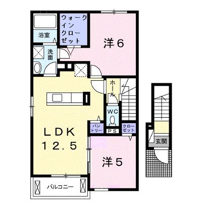 シーダーパルⅡ 201【管理NO：1-021340001-02010】 ★家具家電は申し込み後に搬入します 2026年09月上旬入居可能の外観画像