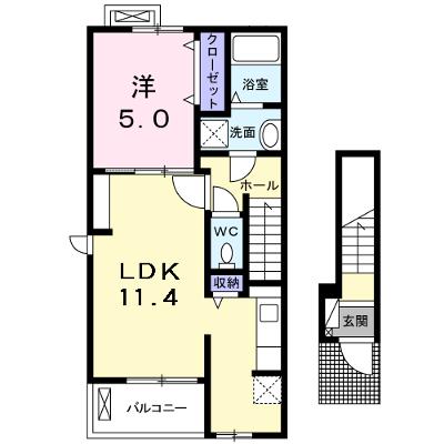 セレノ　福満 201【管理NO：1-019859301-02010】 ★家具家電は申し込み後に搬入します 2026年08月下旬入居可能の外観画像
