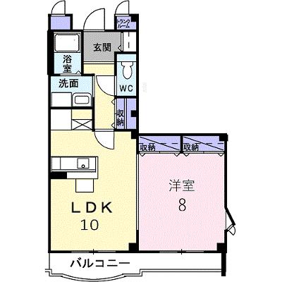ル・ソレイユ桂川 301【管理NO：1-012069001-03010】 ★家具家電は申し込み後に搬入しますの外観画像