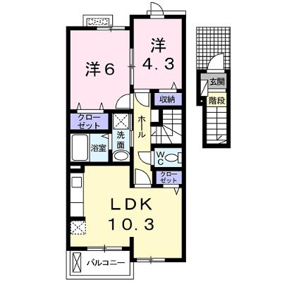 ファミール木幡 208【管理NO：1-021352801-02070】 ★家具家電は申し込み後に搬入します 2026年08月上旬入居可能の外観画像