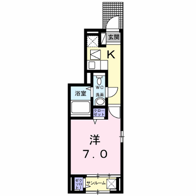 Ｆｌｏｕｒｉｓｈ 101【管理NO：1-021497901-01010】 ★家具家電は申し込み後に搬入します★ ★2026年11月中旬入居可能★の外観画像